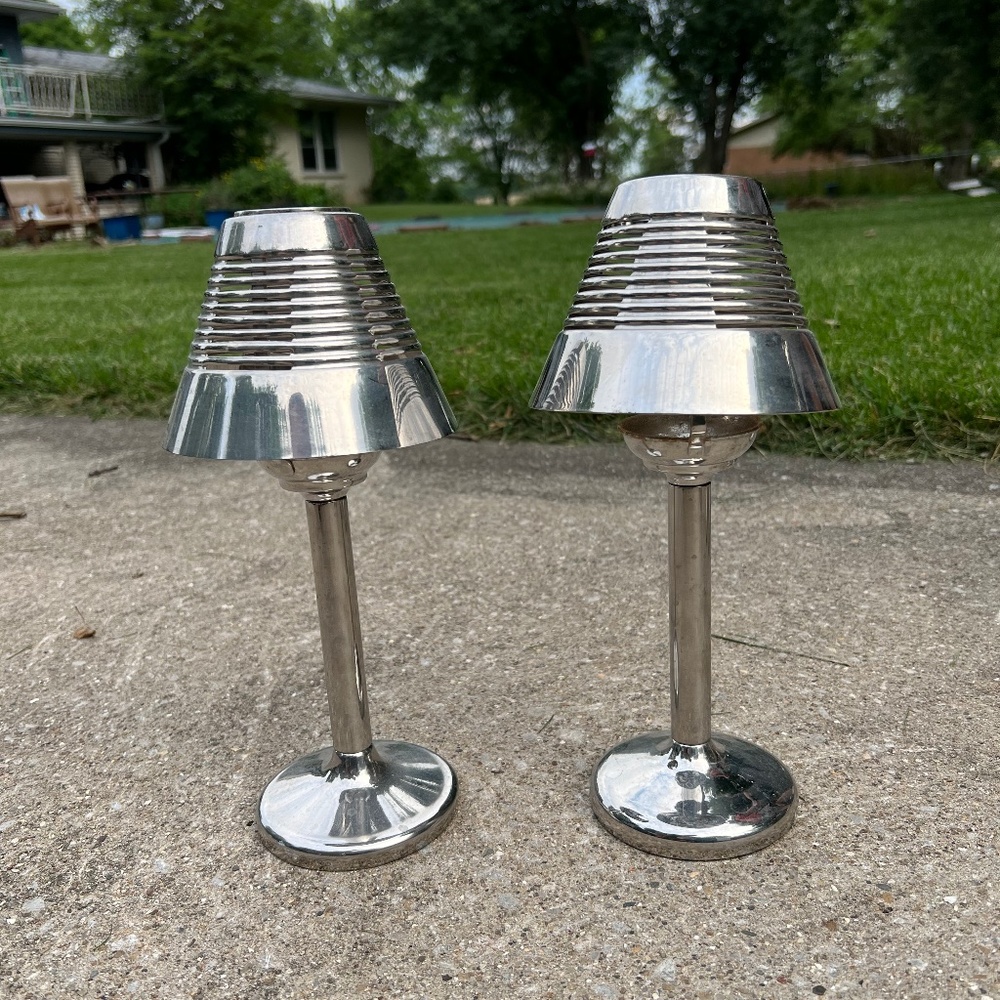 Pottery Barn Candle Votive Holder/Shades